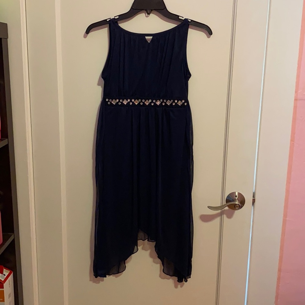 Crystal Doll Navy Blue dress